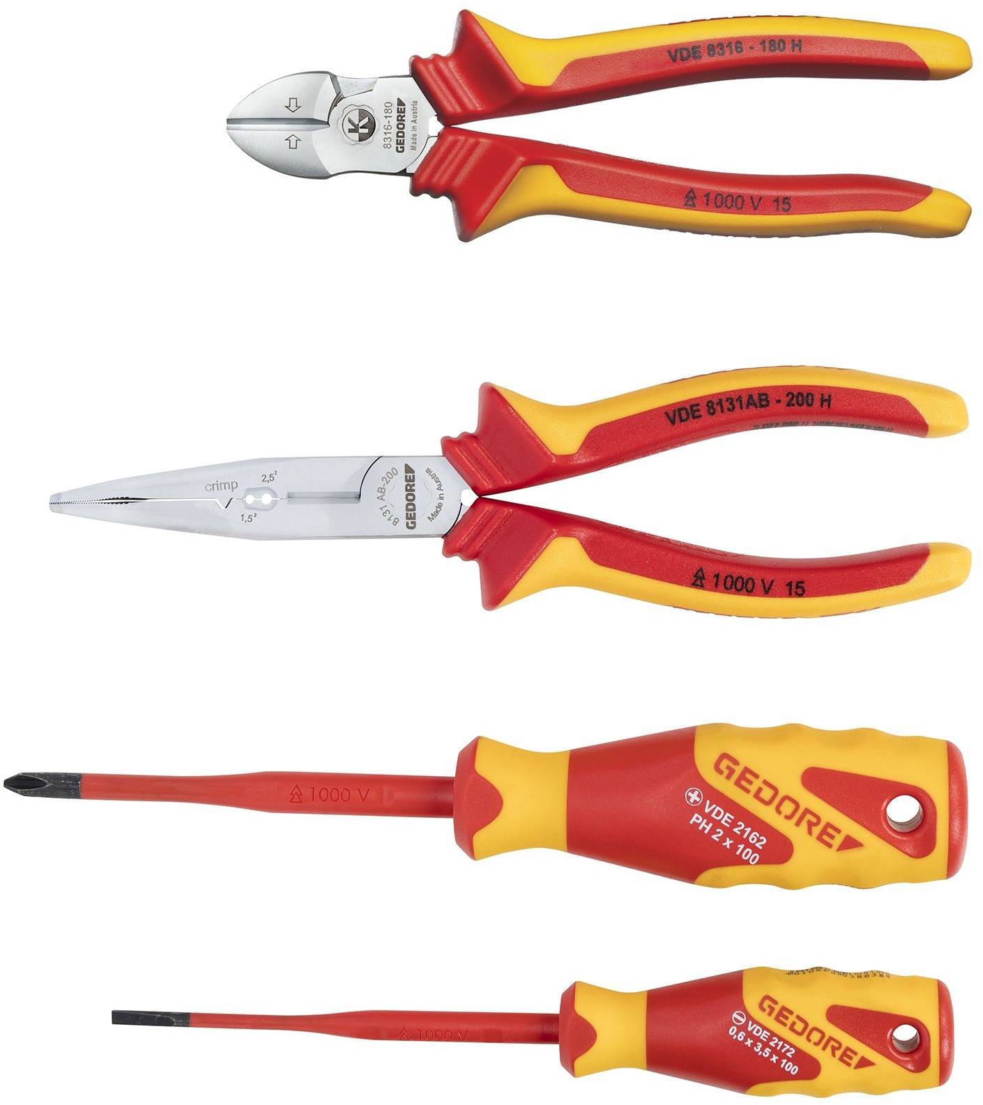 Gedore VDE S 8321 H 3100340 Werkzeugset VDE