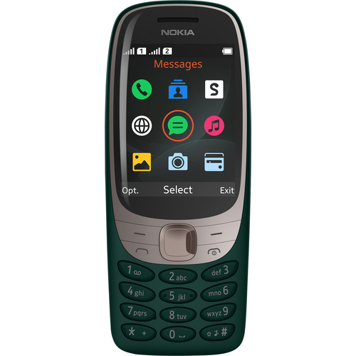 Nokia 6310 Dual-SIM-Handy Grün