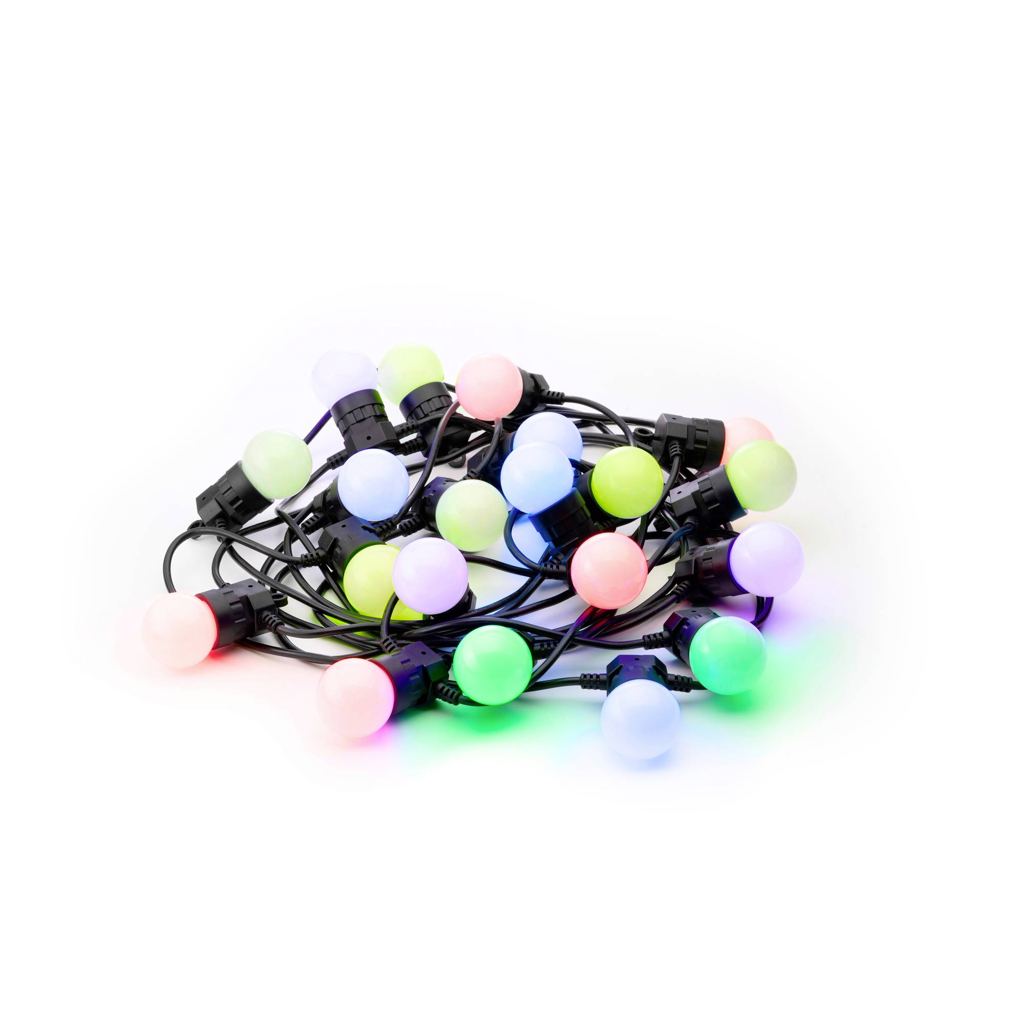 Twinkly TWF020STP-BEU Party-Lichterkette Innen/Außen EEK: G (A - G) netzbetrieben Anzahl Leuchtmittel 20 LED RGBW