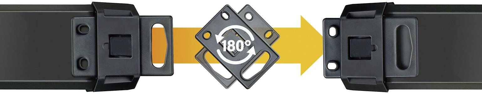 Brennenstuhl 1951160400 Überspannungsschutz-Steckdosenleiste 6fach Schwarz Schutzkontakt 1St.