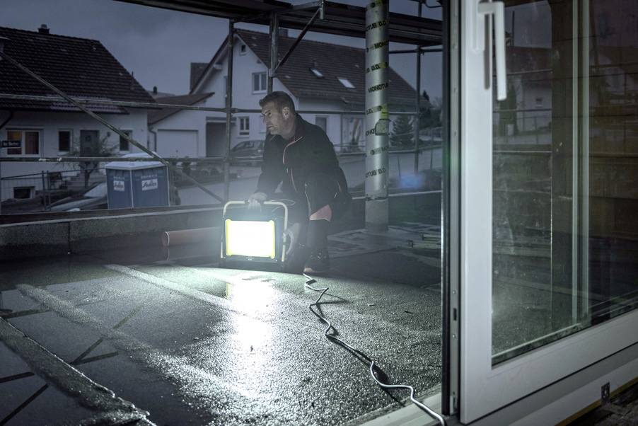 Brennenstuhl Jaro 9050M Baustrahler EEK E (A - G) 96.6W 10000lm Tageslichtweiß 1171250925