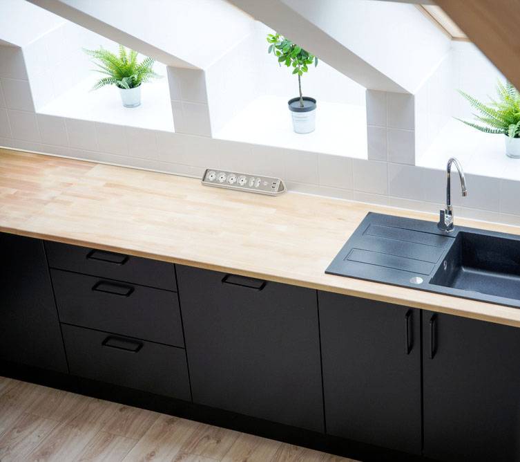 Brennenstuhl 1153590620 Tischsteckdose Silber, Weiß Schutzkontakt 1St.