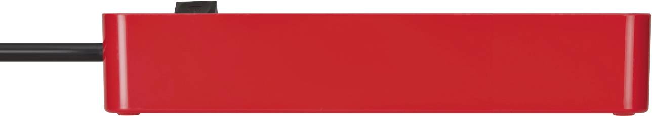 Brennenstuhl 1153240070 Steckdosenleiste mit Schalter 4fach Rot, Schwarz Schutzkontakt 1St.