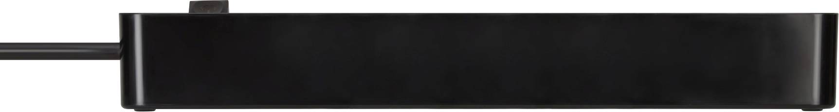 Brennenstuhl 1153260000 Steckdosenleiste mit Schalter 6fach Schwarz Schutzkontakt 1 St.