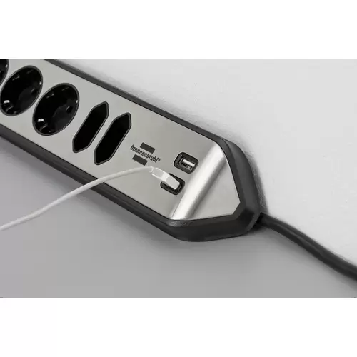 Brennenstuhl 1153590610 Tischsteckdose Silber, Schwarz Schutzkontakt 1St. Brennenstuhl 1153590610 Tischsteckdose Silber, Schwarz Schutzkontakt 1St.