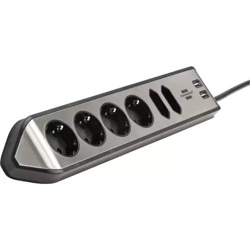 Brennenstuhl 1153590610 Tischsteckdose Silber, Schwarz Schutzkontakt 1St. Brennenstuhl 1153590610 Tischsteckdose Silber, Schwarz Schutzkontakt 1St.