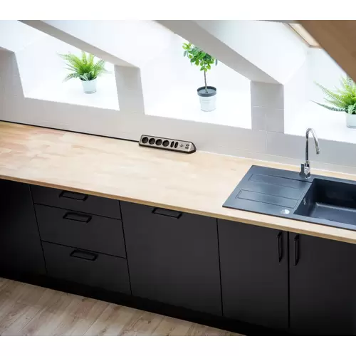 Brennenstuhl 1153590610 Tischsteckdose Silber, Schwarz Schutzkontakt 1St. Brennenstuhl 1153590610 Tischsteckdose Silber, Schwarz Schutzkontakt 1St.