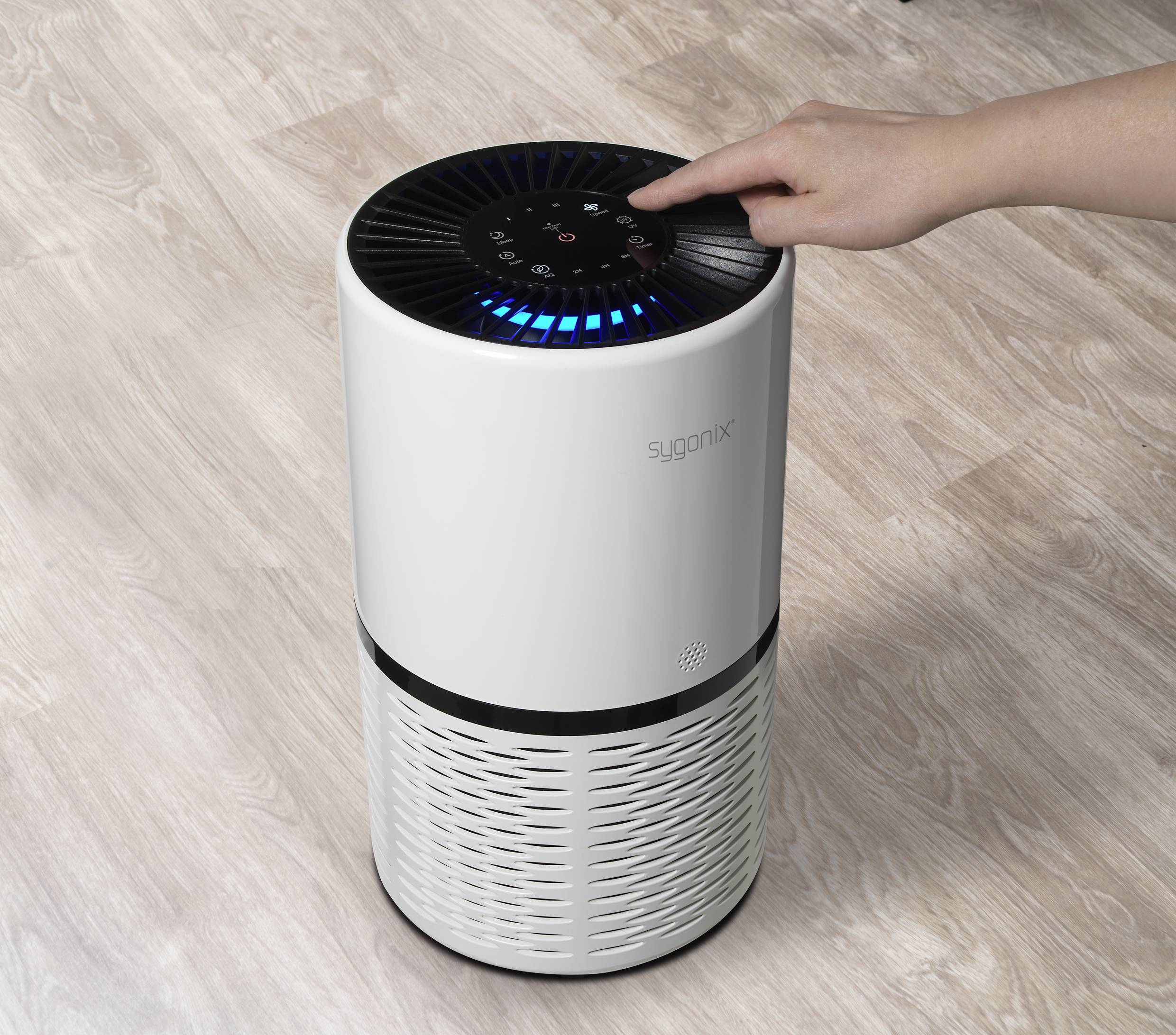 Sygonix VK-6082AUV VK-6082AUV UV-C-Luftreiniger 30 m² Weiß