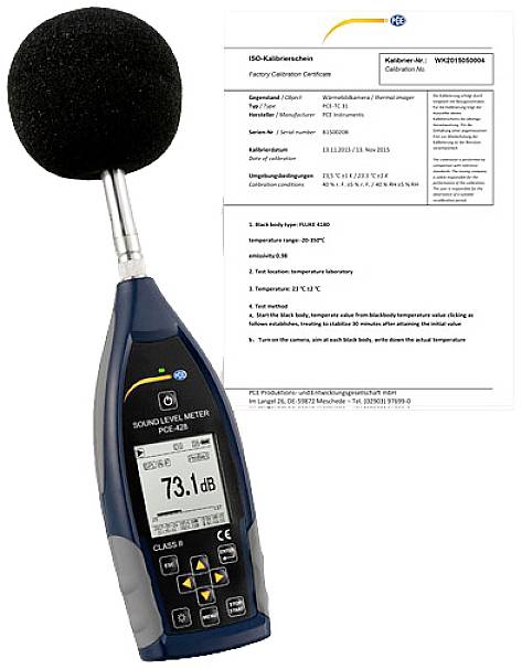 PCE Instruments Schallpegel-Messgerät PCE-428-EKIT