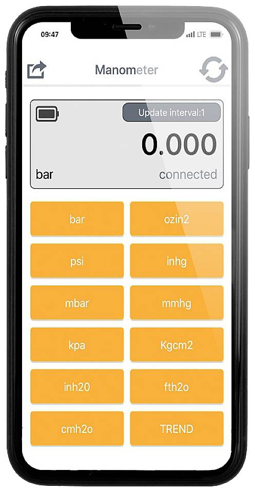 PCE Instruments Differenzdruckmanometer PCE-BDP 10 1 St.