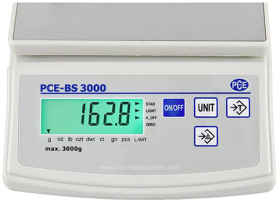 PCE Instruments PCE-BS 3000 Analysewaage