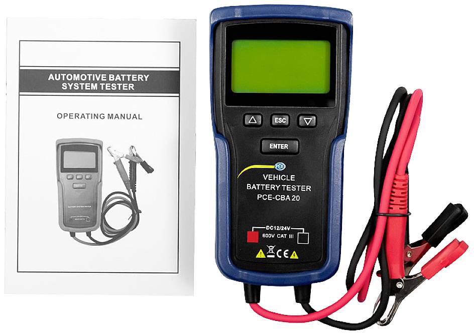 PCE Instruments PCE-CBA 20 Kfz-Batterietester