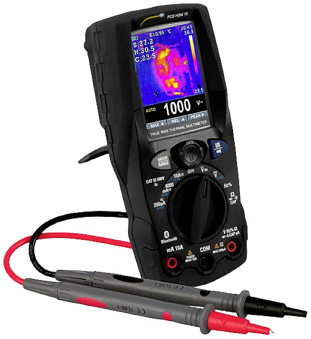 Digital-Multimeter PCE-HDM 15 mit Wärmebildkamera von PCE Instruments 