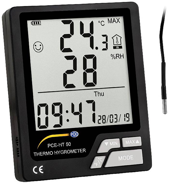 PCE Instruments PCE-HT 50 Luftfeuchtemessgerät (Hygrometer)