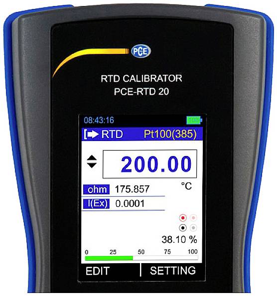 PCE Instruments PCE-RTD 20 RTD-Simulator