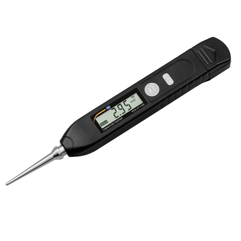 Digitales Thermometer im Stiftdesign mit einer Anzeige von 29,5 Grad auf dem LCD-Display.