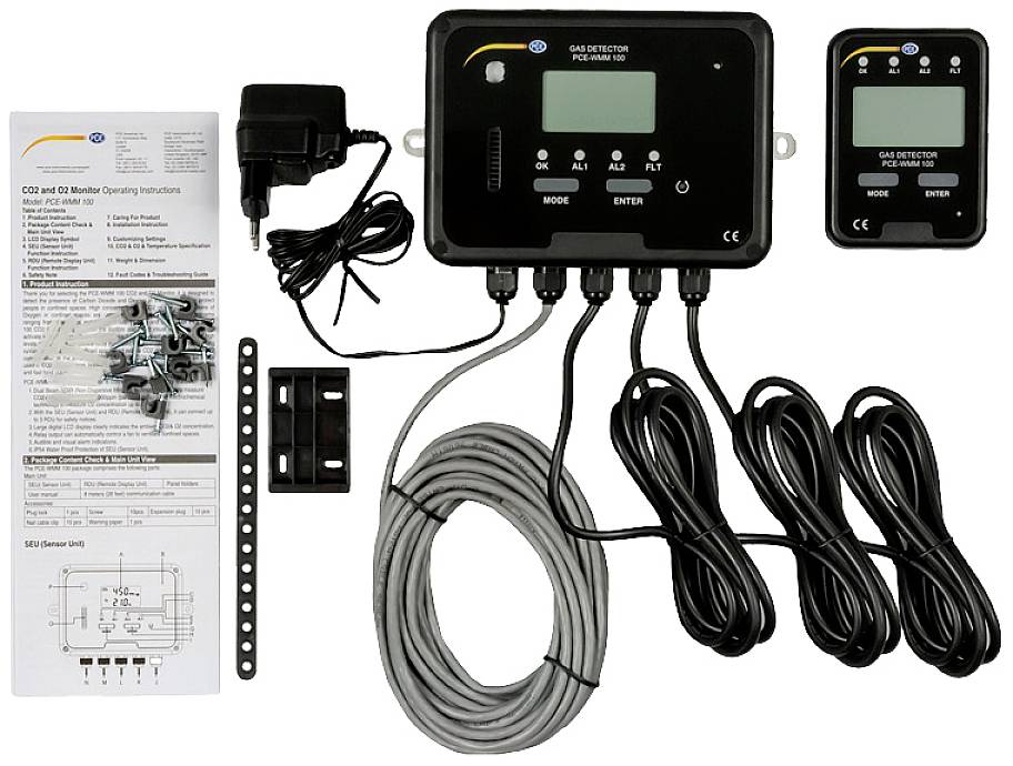 PCE Instruments PCE-WMM 100 Kohlendioxid-Messgerät