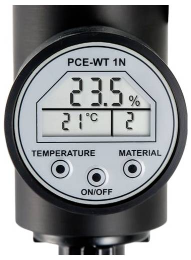 Digitales Temperatur- und Materialfeuchtemessgerät mit der Bezeichnung „PCE-WT 1N