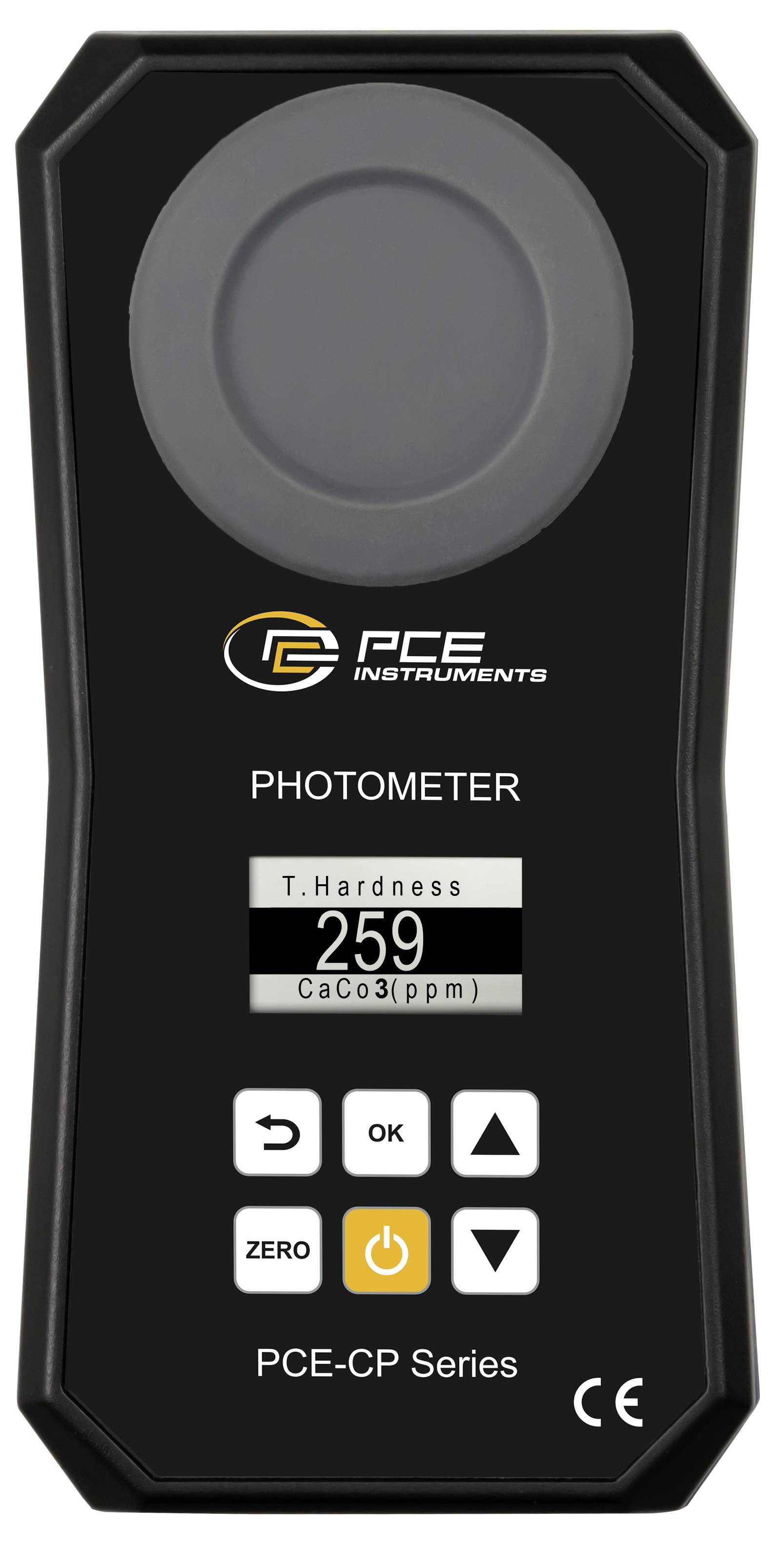 Tragbares PCE-Instrument Fotometer mit der Bezeichnung „T.Hardness