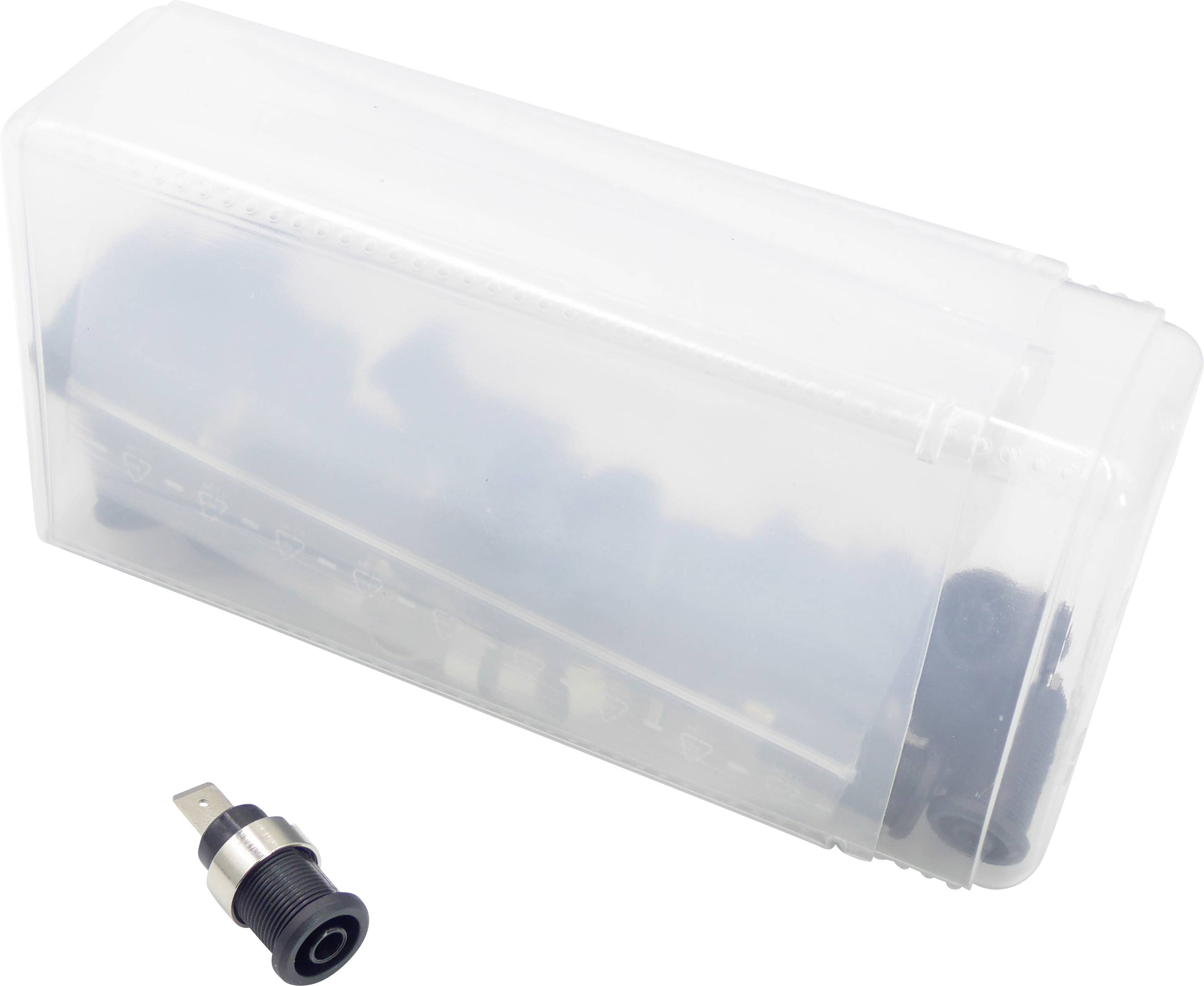 Schnepp 354 000057 Sicherheits-Laborbuchse Schwarz 24St.