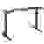 ICY BOX Sitz-/Steh-Schreibtischgestell elektrisch höhenverstellbar Höhen-Bereich: 620 bis 1280mm (B x T) 1047mm x 300mm Schwarz