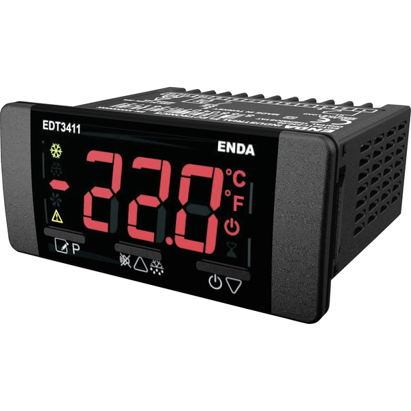 Enda EDT3411-230-08 Temperaturregler NTC -60 bis +150°C Relais 8A (B x H) 77mm x 35mm Enda EDT3411-230-08 Temperaturregler NTC -60 bis +150°C Relais 8A (B x H) 77mm x 35mm