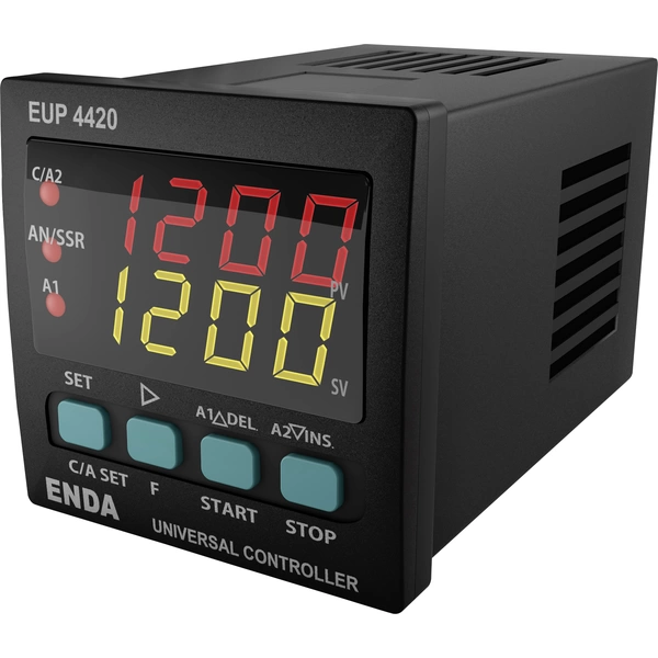 Enda EUP4420-230 PID Universalregler Pt100, J, K, L, T, S, R SSR, Relais 8A (B x H) 48mm x 48mm Enda EUP4420-230 PID Universalregler Pt100, J, K, L, T, S, R SSR, Relais 8A (B x H) 48mm x 48mm