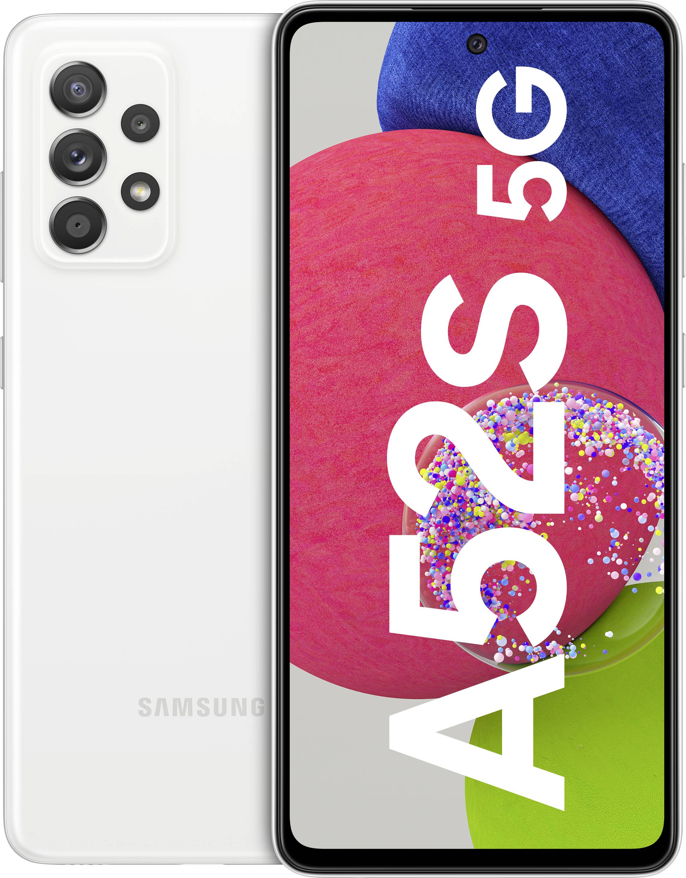 Samsung Galaxy A52s 5G (A528B) 128 GB Weiß 16.5 cm (6.5 Zoll) Smartphone