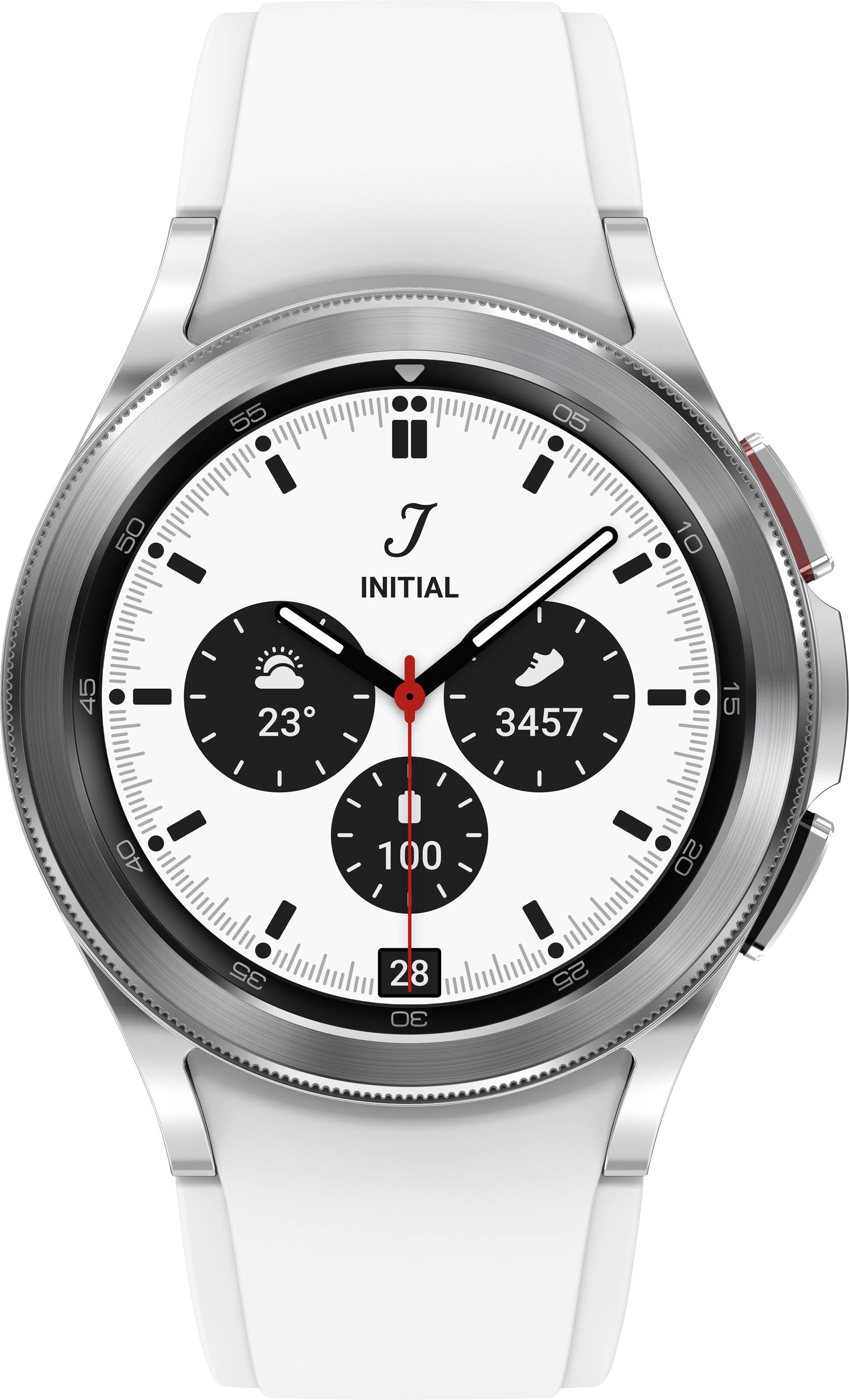 Samsung Galaxy Watch4 Classic LTE Smartwatch 42mm Uni Weiß