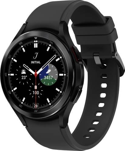 Samsung Galaxy Watch4 Classic LTE Smartwatch 46mm Uni Schwarz  - Onlineshop Voelkner