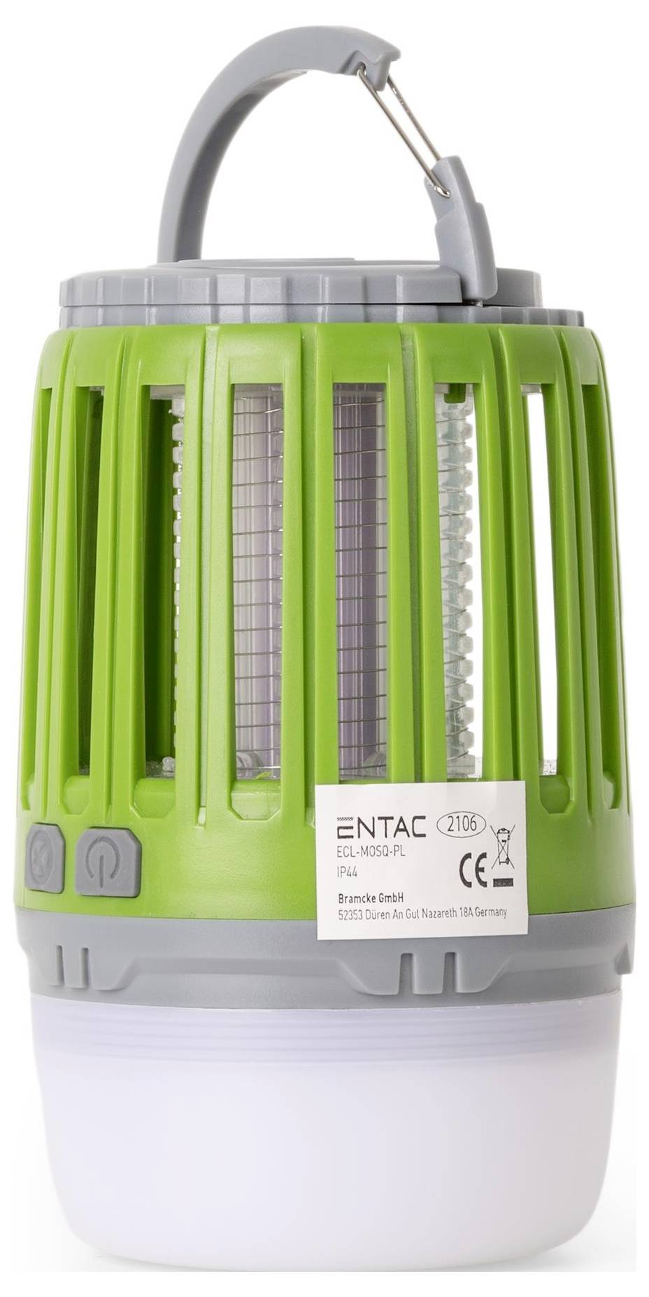 ENTAC Moskito ECL-MOSQ-PL UV-Insektenfänger UV-Licht 3 W (Ø x H) 73 mm x 133 mm Grün 1 St.