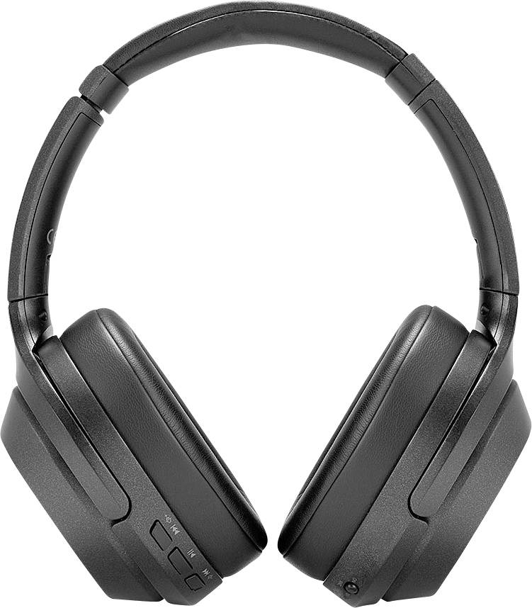 LINDY LH700XW Over Ear Kopfhörer Kabellos Schwarz Noise Cancelling Headset, Lautstärkeregelung, Schwenkbare Ohrmuscheln