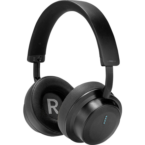 LINDY LH900XW Over Ear Kopfhörer Bluetooth®, kabelgebunden Schwarz Noise Cancelling Headset, Lautst