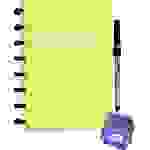 Correctbook DIN A5 lime green blanko DIN A5 lime green blanko Notizbuch Limettengrün DIN A5