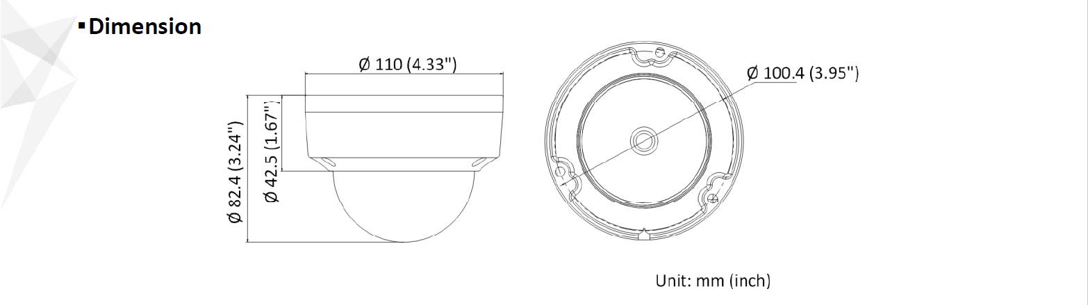 HIKVISION DS-2CD1121-I(2.8mm)(F) LAN IP Überwachungskamera 1920 x 1080 Pixel