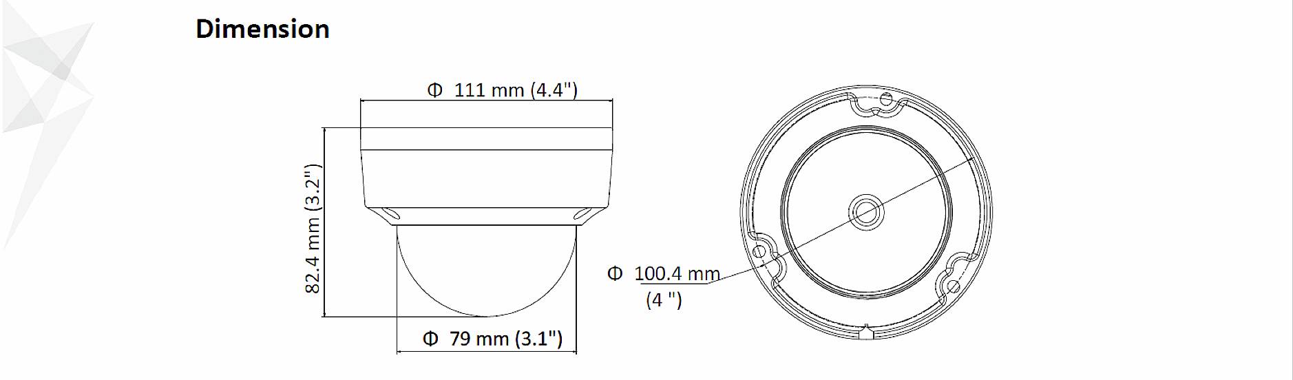 HIKVISION Hikvision DS-2CD1143G0-I(2.8mm)(C) LAN IP Überwachungskamera 2560 x 1440 Pixel