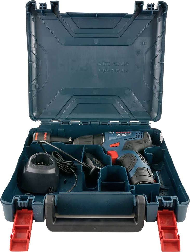 Bosch Professional GSR 120-LI GSR 120-LI Akku-Bohrschrauber 12V 2.0Ah Li-Ion inkl. 2. Akku, inkl. Ladegerät, inkl. Koffer