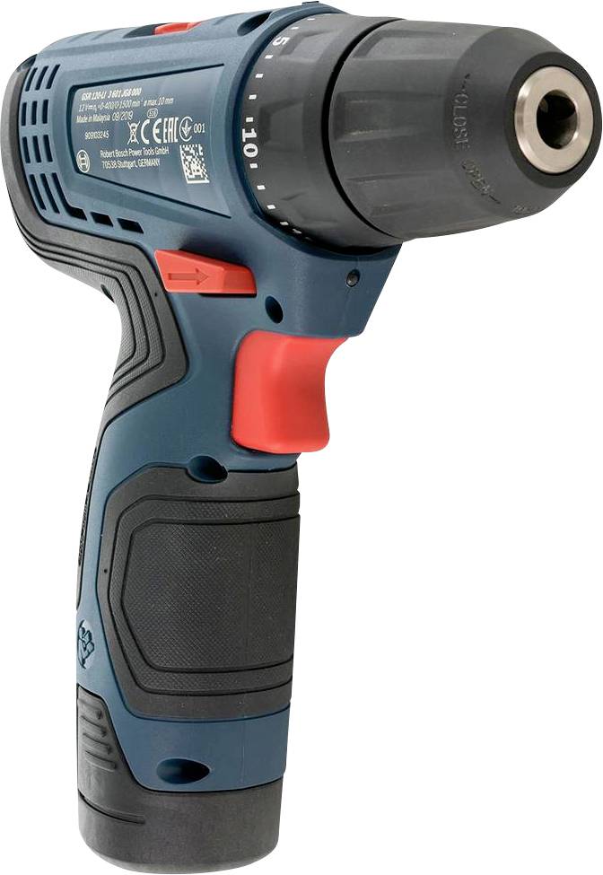 Bosch Professional GSR 120-LI GSR 120-LI Akku-Bohrschrauber 12V 2.0Ah Li-Ion inkl. 2. Akku, inkl. Ladegerät, inkl. Koffer