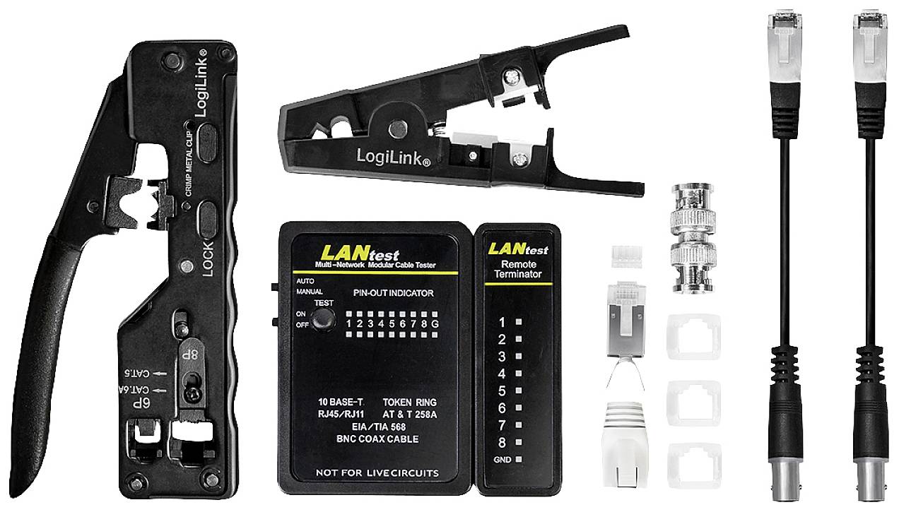 LogiLink WZ0070 Netzwerk Werkzeug-Set