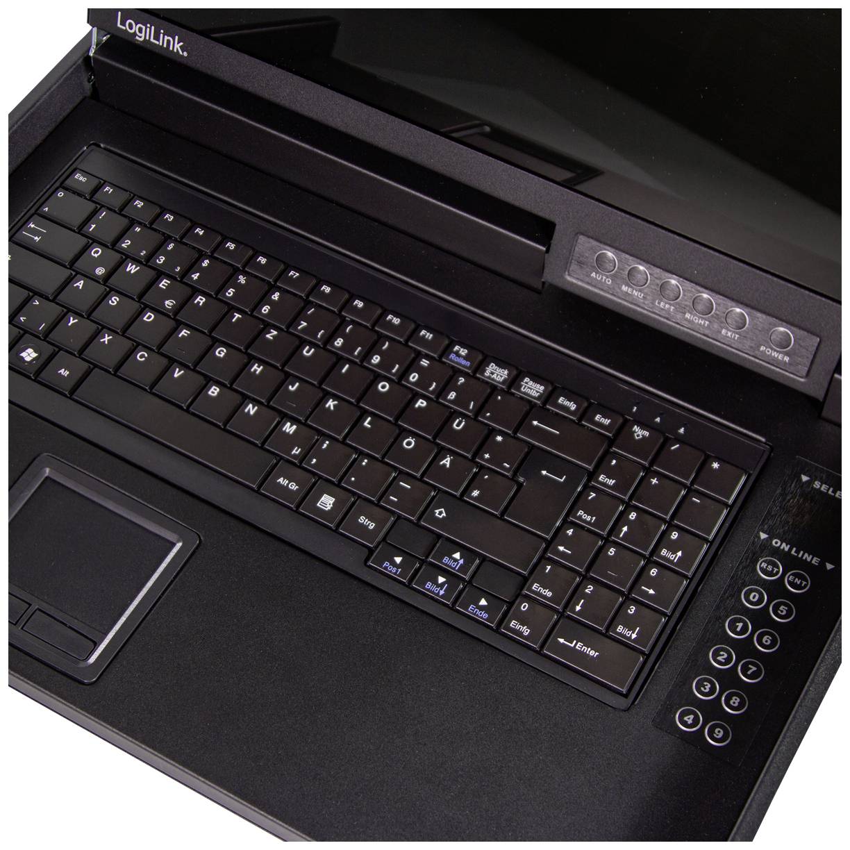 LogiLink LC0004GE 1 Port KVM-Konsole VGA