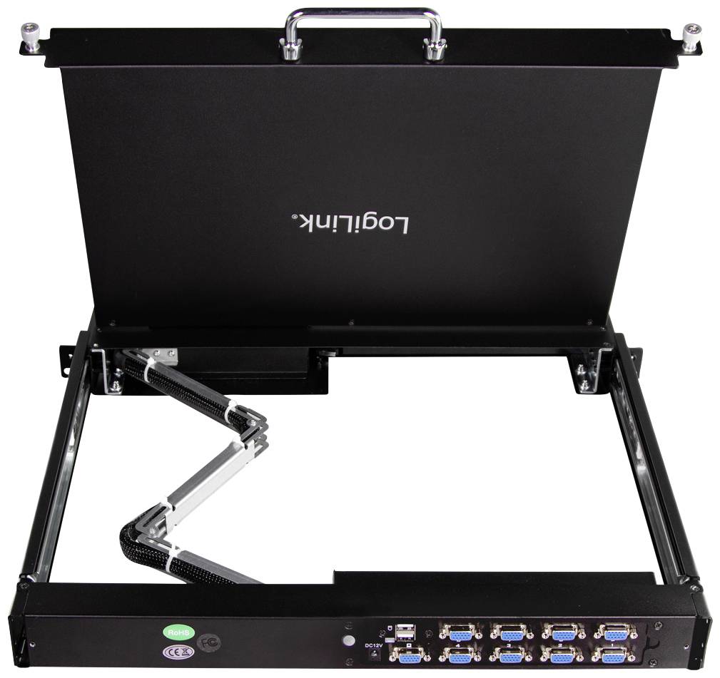 LogiLink LC0005GE 8 Port KVM-Konsole VGA