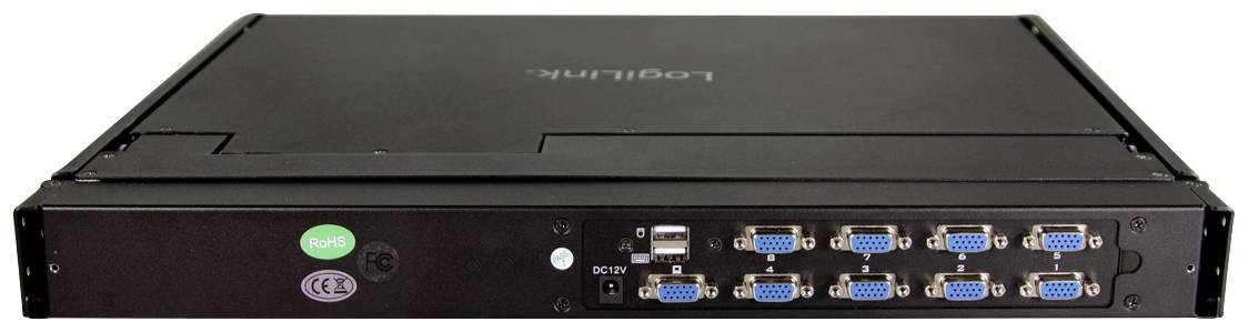 LogiLink LC0005GE 8 Port KVM-Konsole VGA