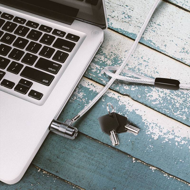 LogiLink Laptop Schloss Schlüsselschloss inkl. 2 Schlüssel 15mm NBS009