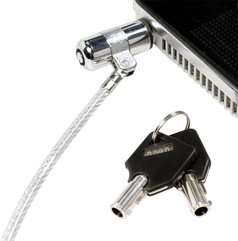 LogiLink Laptop Schloss Schlüsselschloss inkl. 2 Schlüssel 15mm NBS009