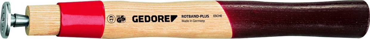 Holzgriff-Schraubendreher mit der Aufschrift 'GEDORE', roter Kappe, ergonomisch geformt für präzises Arbeiten.