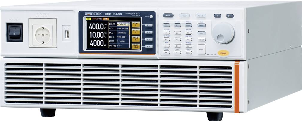 GW Instek ASR-3400 Labornetzgerät, einstellbar 400, 570 V/AC, V/DC (max.) 4000 VA USB, LAN, RS-232C, GPIB programmierbar