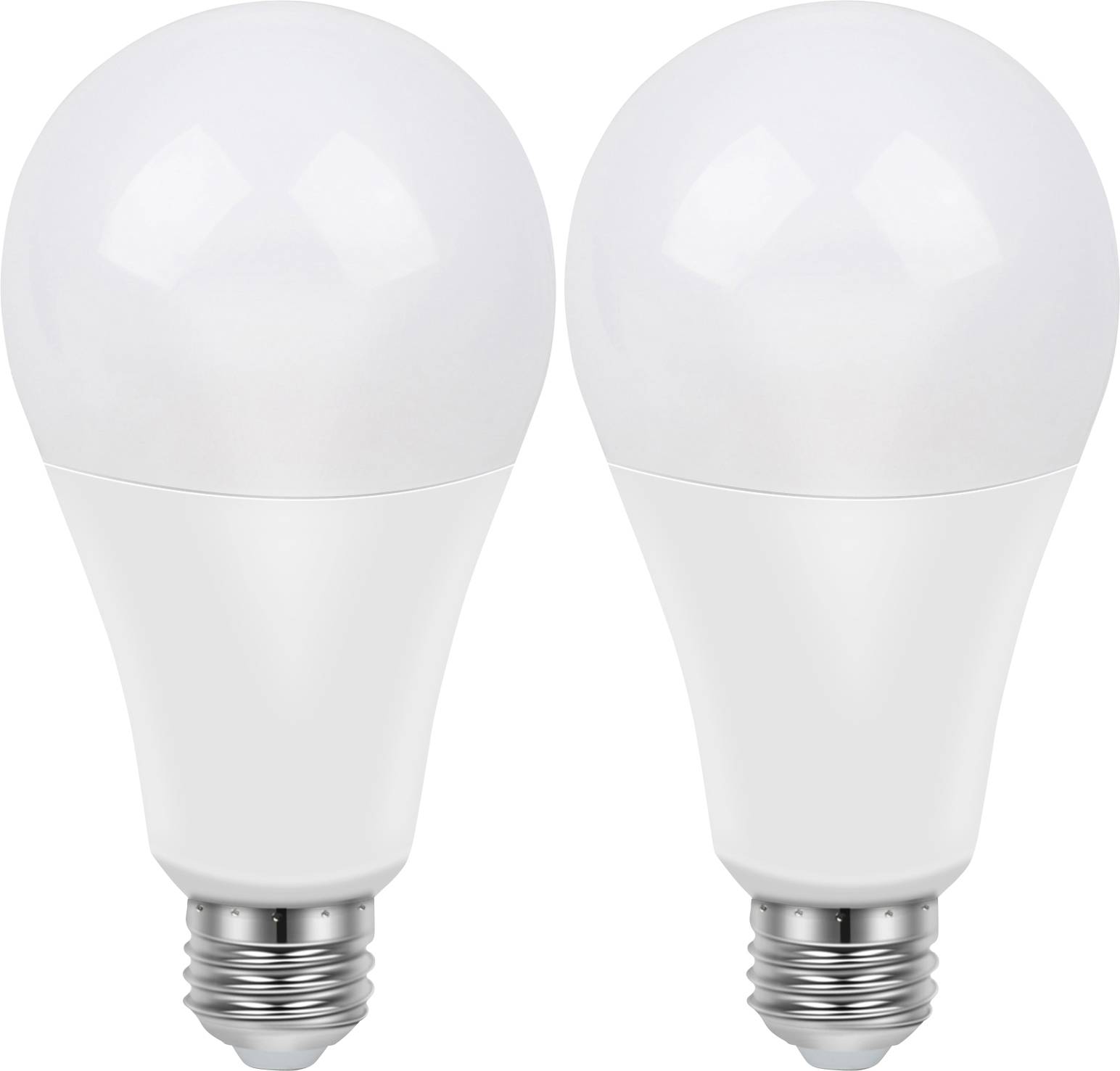 Basetech BT-2159323 LED E27 Glühlampenform 19W = 120W Warmweiß (Ø x L) 80mm x 155mm dimmbar 2St.