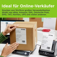 DYMO Labelwriter 5XL Etiketten-Drucker Thermodirekt 300 x 300 dpi Etikettenbreite (max.): 104mm USB DYMO Labelwriter 5XL Etiketten-Drucker Thermodirekt 300 x 300 dpi Etikettenbreite (max.): 104mm USB
