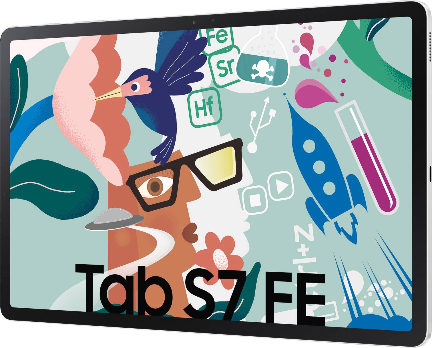 Samsung Galaxy Tab S7 FE WiFi 64 GB Silber Android-Tablet 31.5 cm (12.4 Zoll) 2.4 GHz Qualcomm® Snapdragon Android™ 11 2560 x 1600 Pixel