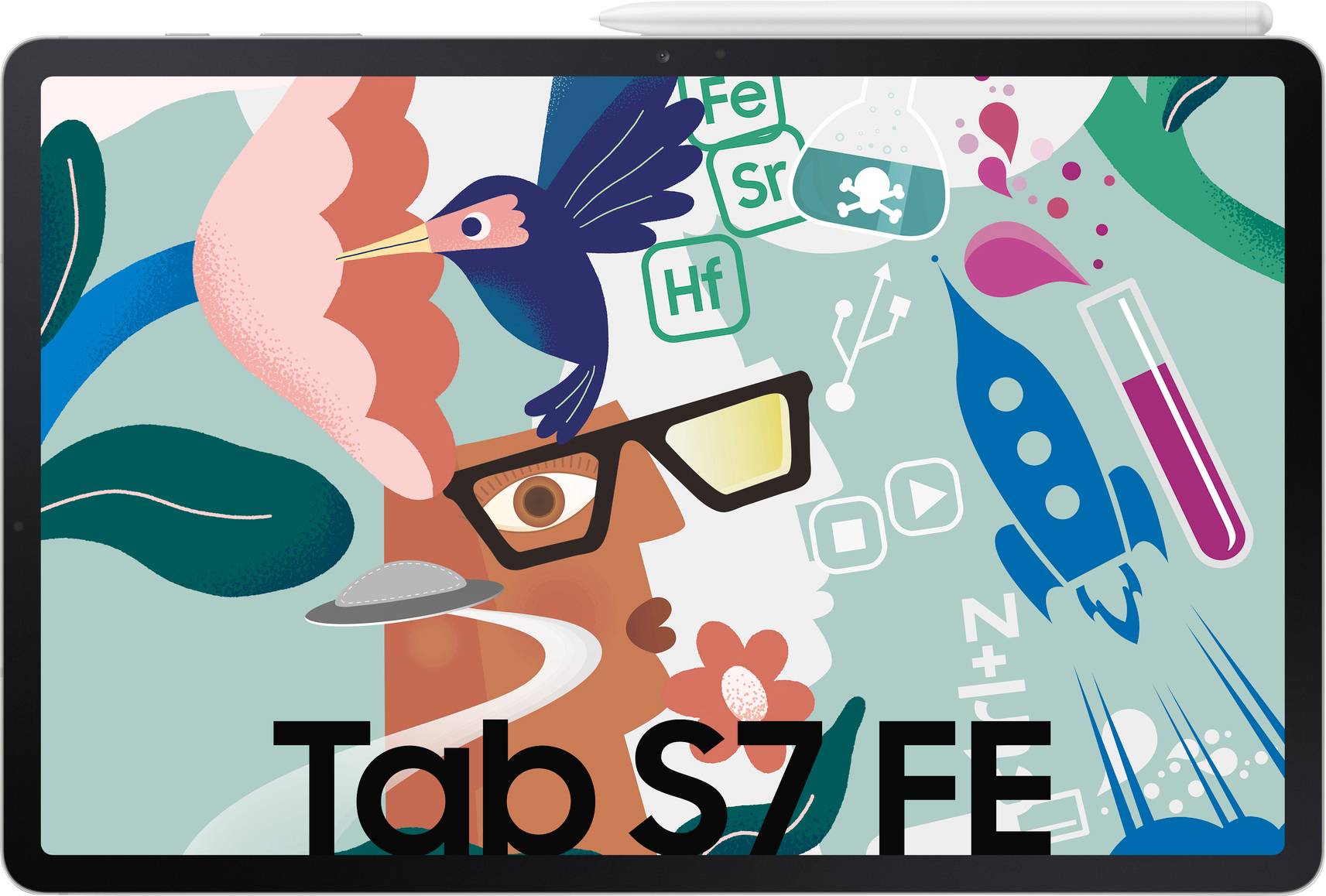 Samsung Galaxy Tab S7 FE WiFi 64 GB Silber Android-Tablet 31.5 cm (12.4 Zoll) 2.4 GHz Qualcomm® Snapdragon Android™ 11 2560 x 1600 Pixel